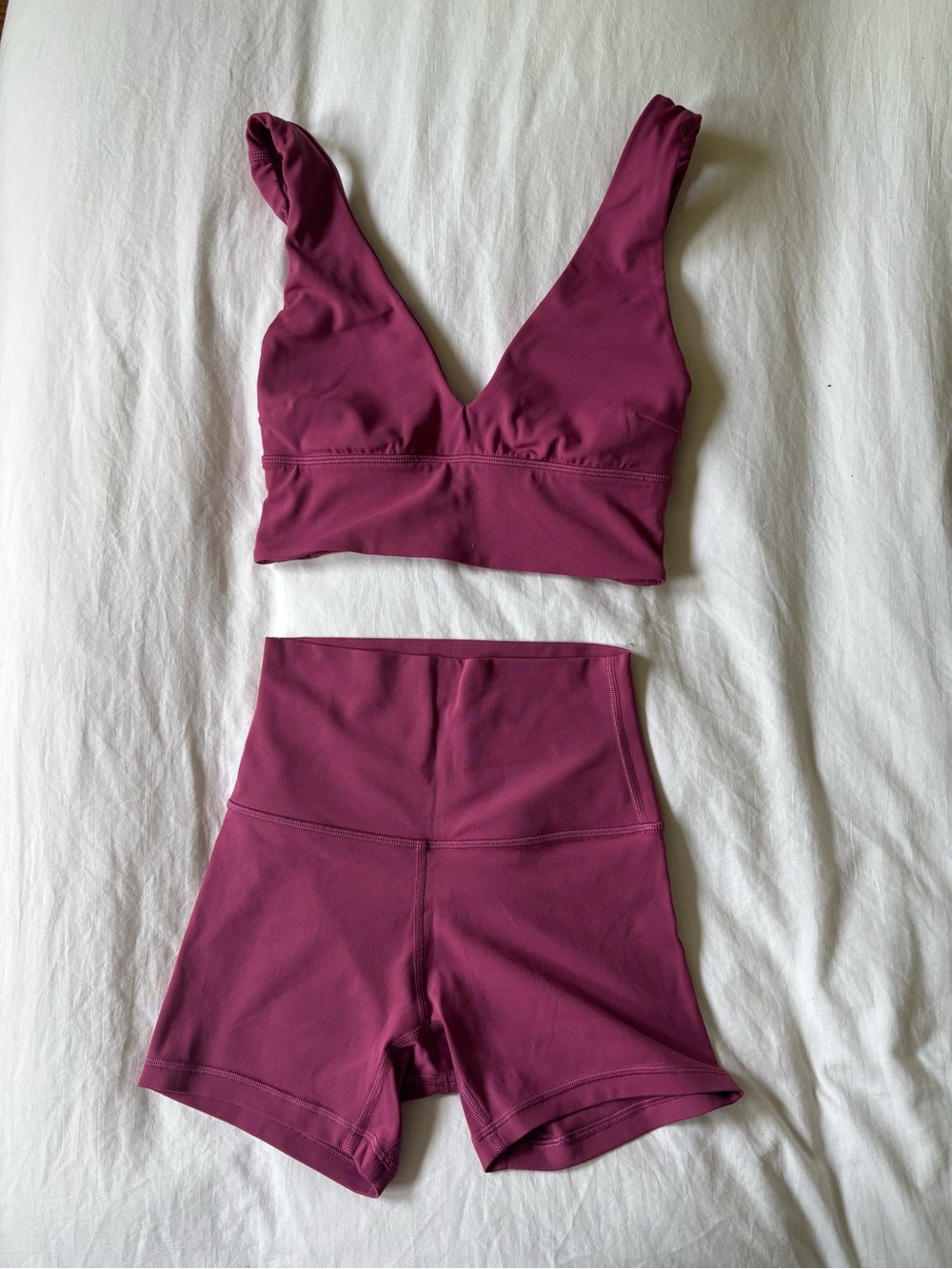 Lululemon Align Short/Bra Washed Mauve